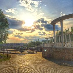 Scenic view of sunset