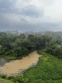 Scenic view of landscape against sky