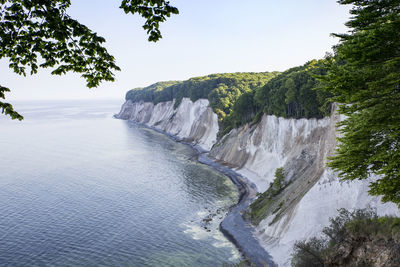 Germany, mecklenburg-western pomerania, ruegen, jasmund national park, chalk cliff