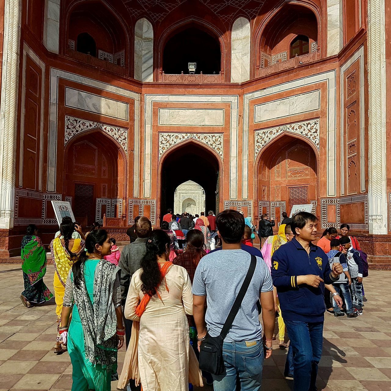 PEOPLE IN TEMPLE