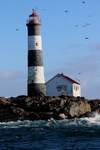 Lighthouse by water