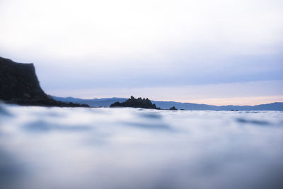 Unique coastal geology of basque spain