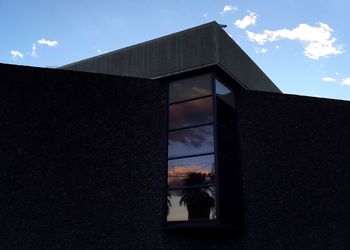 Low angle view of building against sky