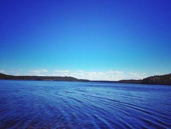 Scenic view of calm blue sea