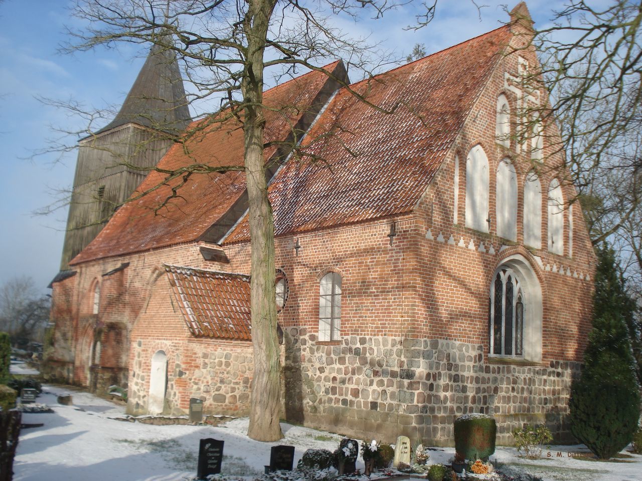 Die Kirche von Hohendorf - Mecklenburg Vorpommern