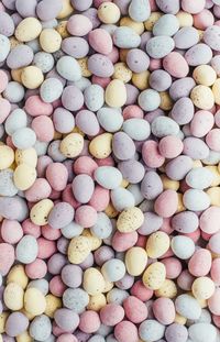 Full frame shot of multi colored pebbles