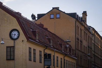 Low angle view of building against sky