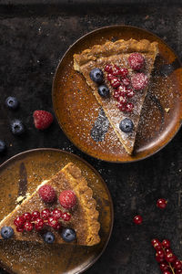 High angle view of breakfast in container