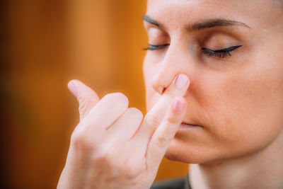 Nadi shodhana pranayama, alternate nostril breathing, kapalabhati