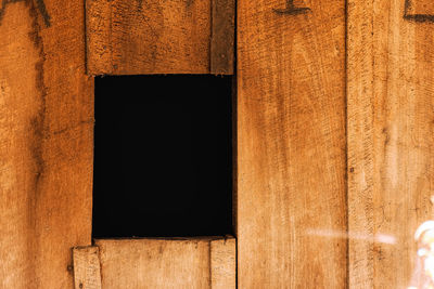 Full frame shot of wooden wall