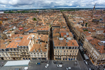 Aerial view of city