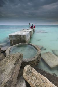 Taking photos at beautiful island