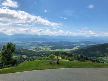 Scenic view of landscape against sky