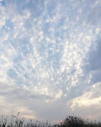 Low angle view of clouds in sky