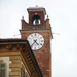 Low angle view of clock tower