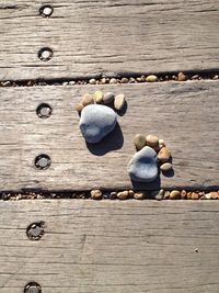 Close-up of wooden plank