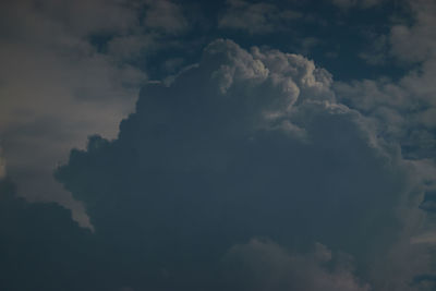 Low angle view of storm clouds in sky