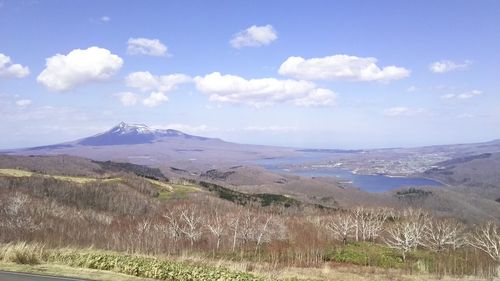 Scenic view of landscape against sky