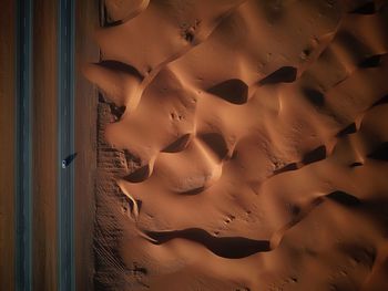 Full frame shot of sand dune