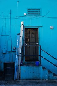 Blue door