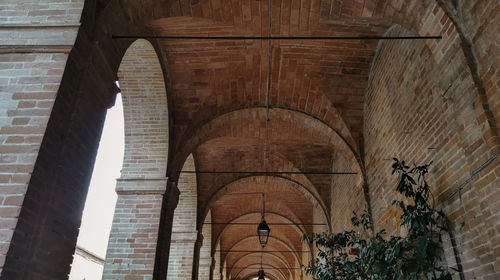 Low angle view of historical building