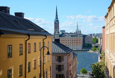 Buildings in city