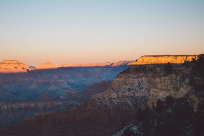 Scenic view of mountain against sky