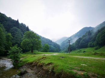 Scenic view of landscape against sky