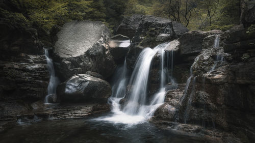 Waterfall in forest