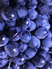 Full frame shot of blackberries