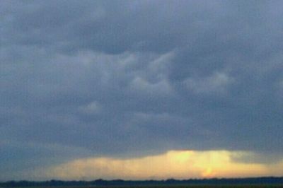 Low angle view of cloudy sky