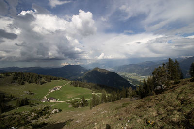 Scenic view of landscape against sky
