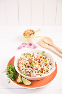 Close-up of salad in plate