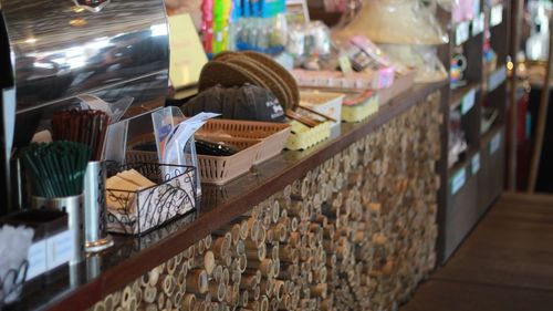 Market stall for sale in store