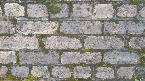 Full frame shot of stone wall