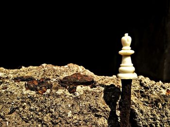 Close-up of chess pieces