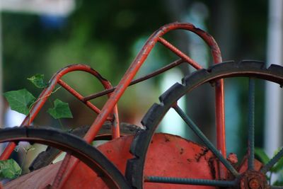 Close-up of rusty metal