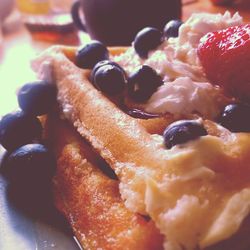 Close-up of sweet food