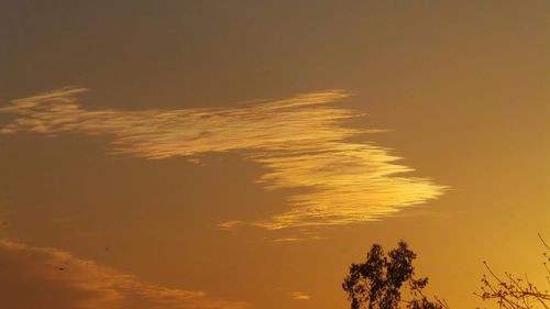 Scenic view of sunset sky