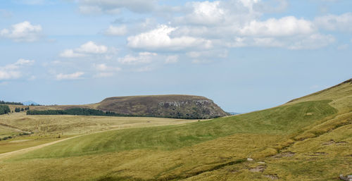 Scenic view of landscape against sky