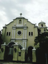 Low angle view of building against sky