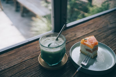 Close-up of drink on table