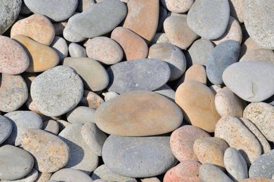 Full frame shot of stones