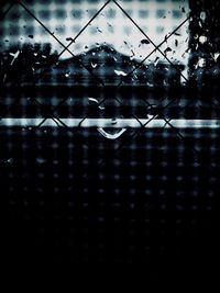 Close-up of water drops on white background