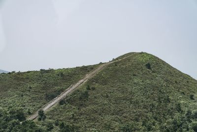 Scenic view of landscape against clear sky