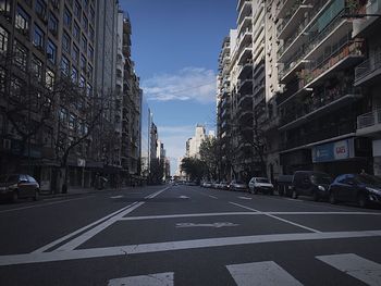 View of city street