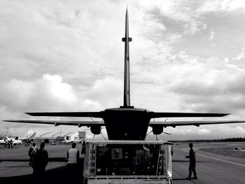 Airplanes at the airport terminal