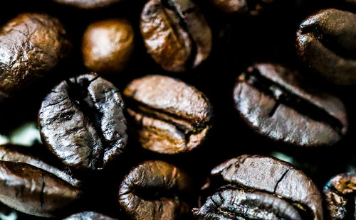 Detail shot of coffee beans