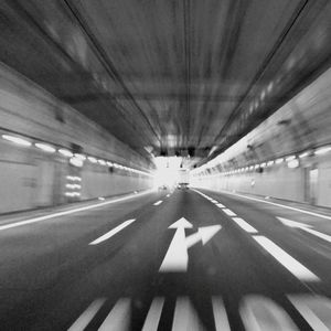 Illuminated tunnel