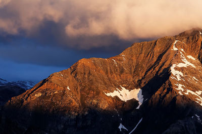 Scenic view of snowcapped mountain